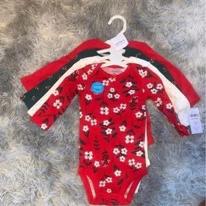 Holiday bodysuit onesie pack